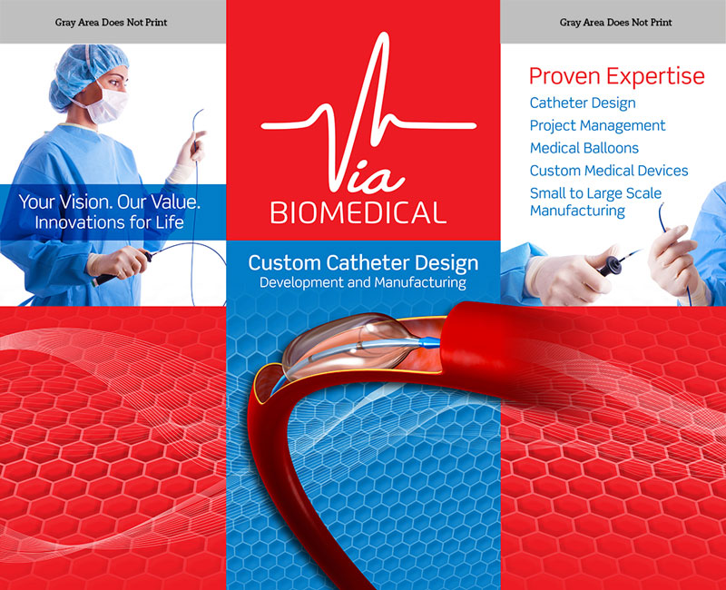 Via Biomedical Print Collateral